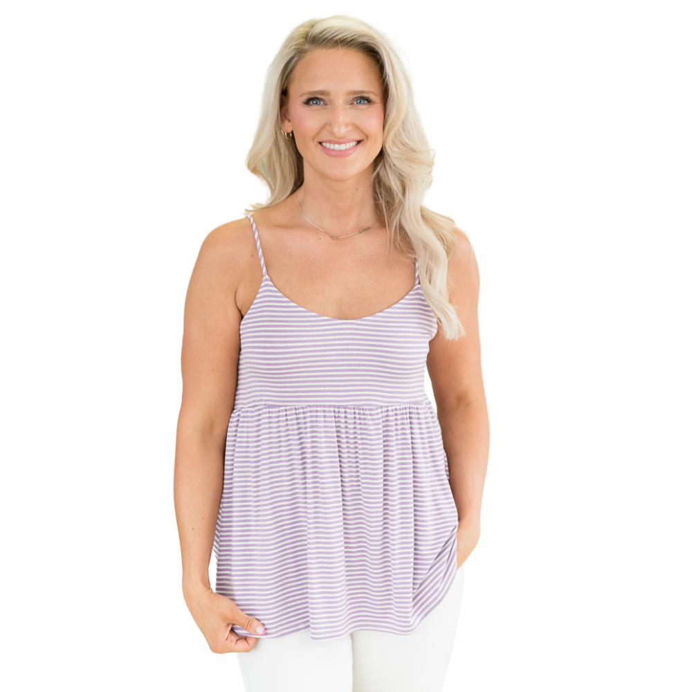 Lovable Lilac Sleeveless Top