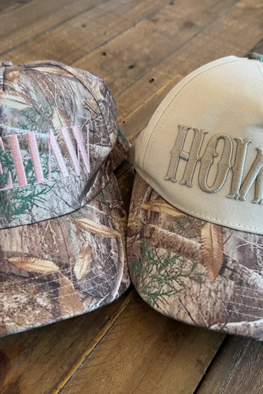 Yeehaw & Camo Camo Hats