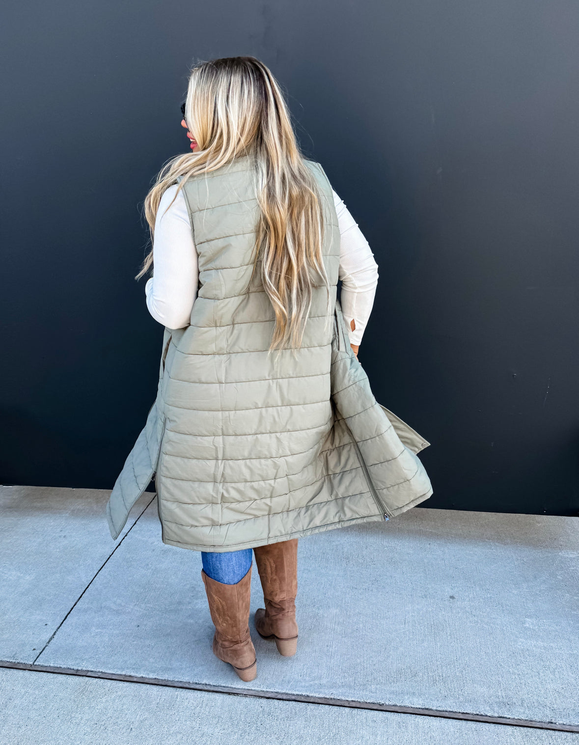 PREORDER: Kendall Long Puffer Vest