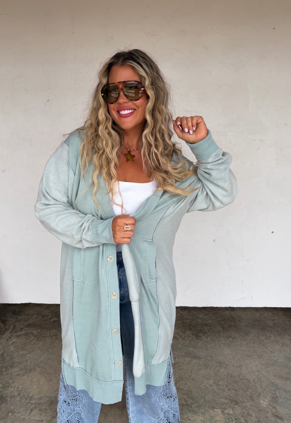 Spring Desi Sweatshirt Cardigans