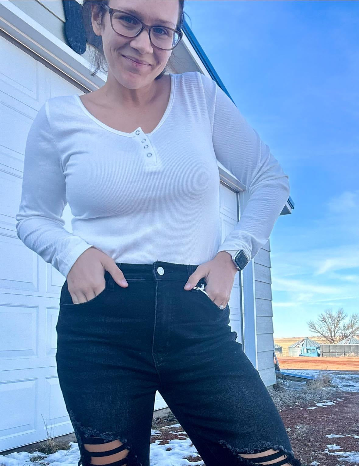 Brooklyn Snap Henley Top