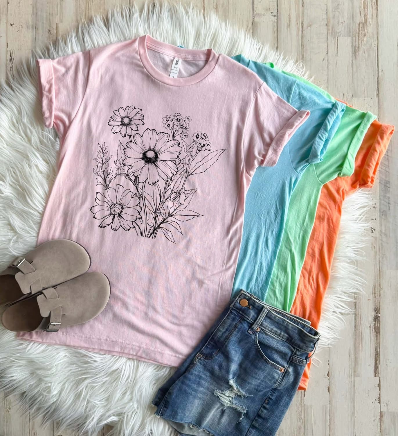 Spring Floral Tee - new colors!