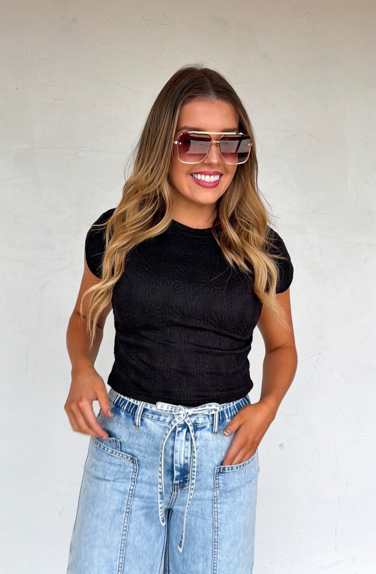 Harley Cap Sleeve Basic Top