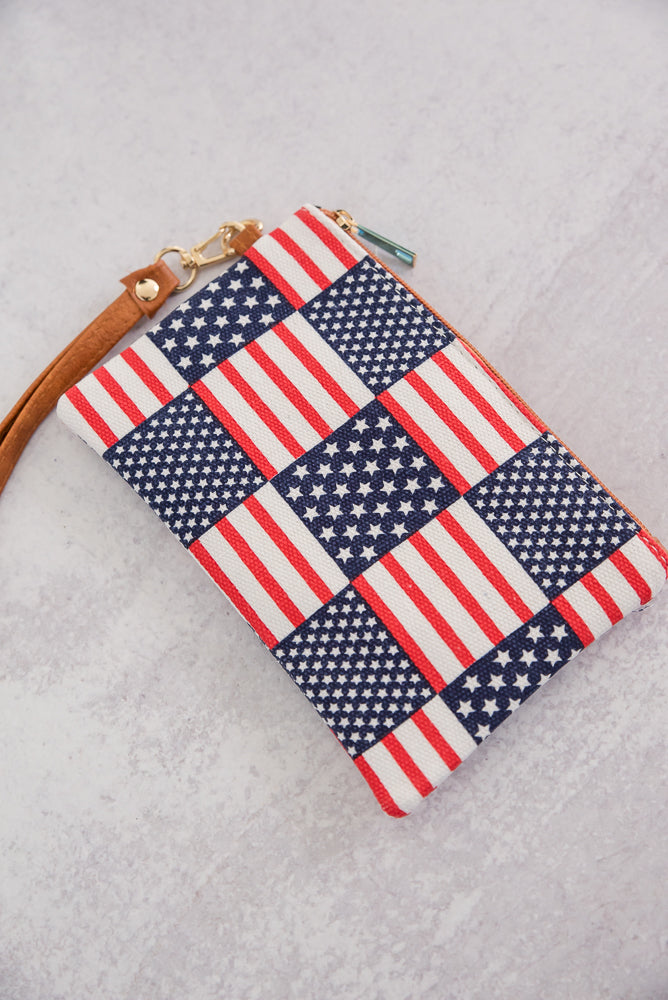 Stars & Stripes Wristlet