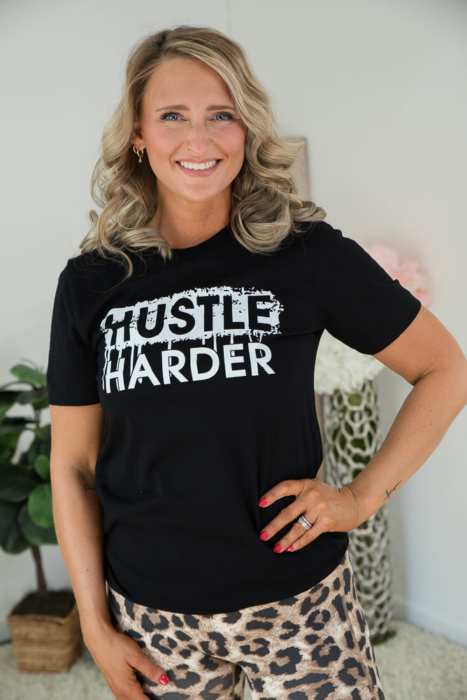 Hustle Harder Graphic Tee