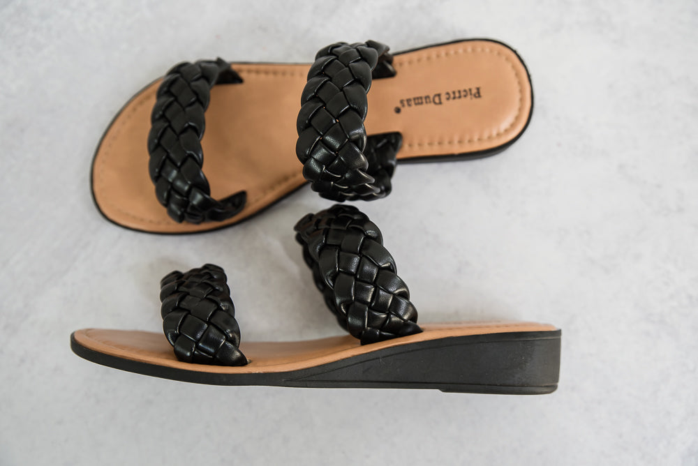 Rush Sandals in Black