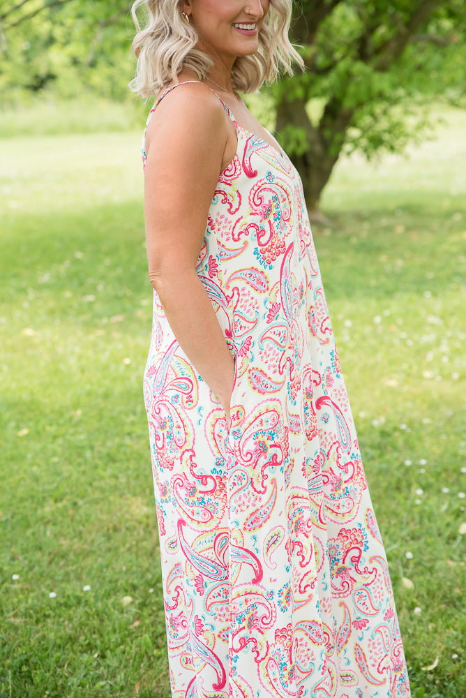 Paisley Paradise Maxi Dress