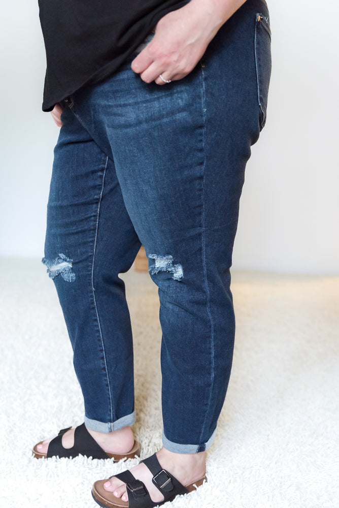 Rest Assured Judy Blue Boyfriend Jeans