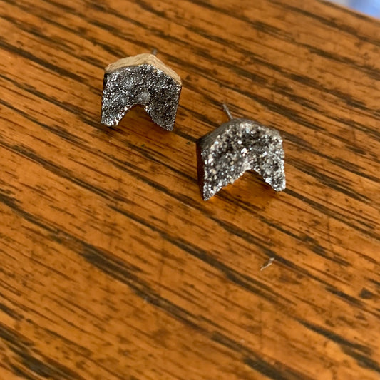 Druzy Arrow Stud Earrings