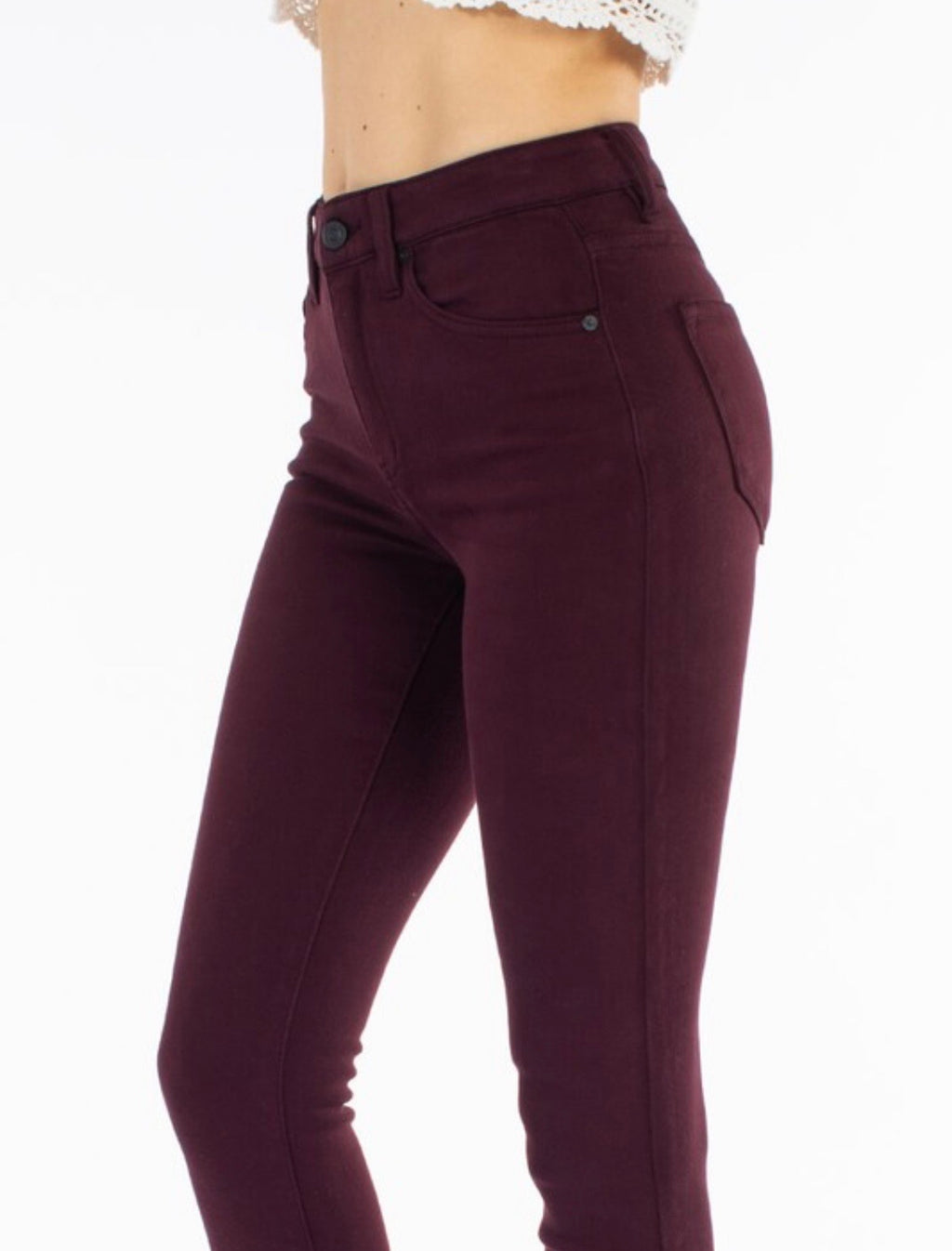 Burgundy Skinnies