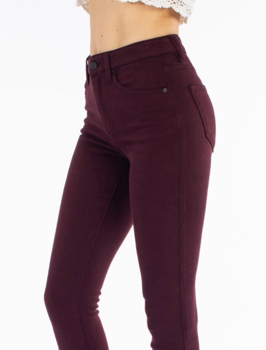 Burgundy Skinnies