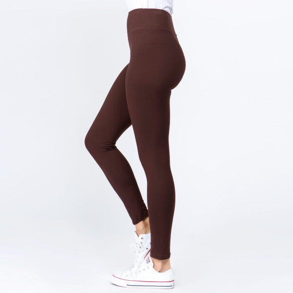 One Size Seamless Solid Leggings