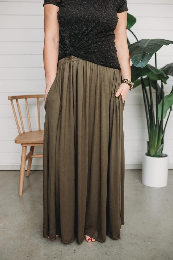 Work It Vacay Smocked Waist Maxi Skirt