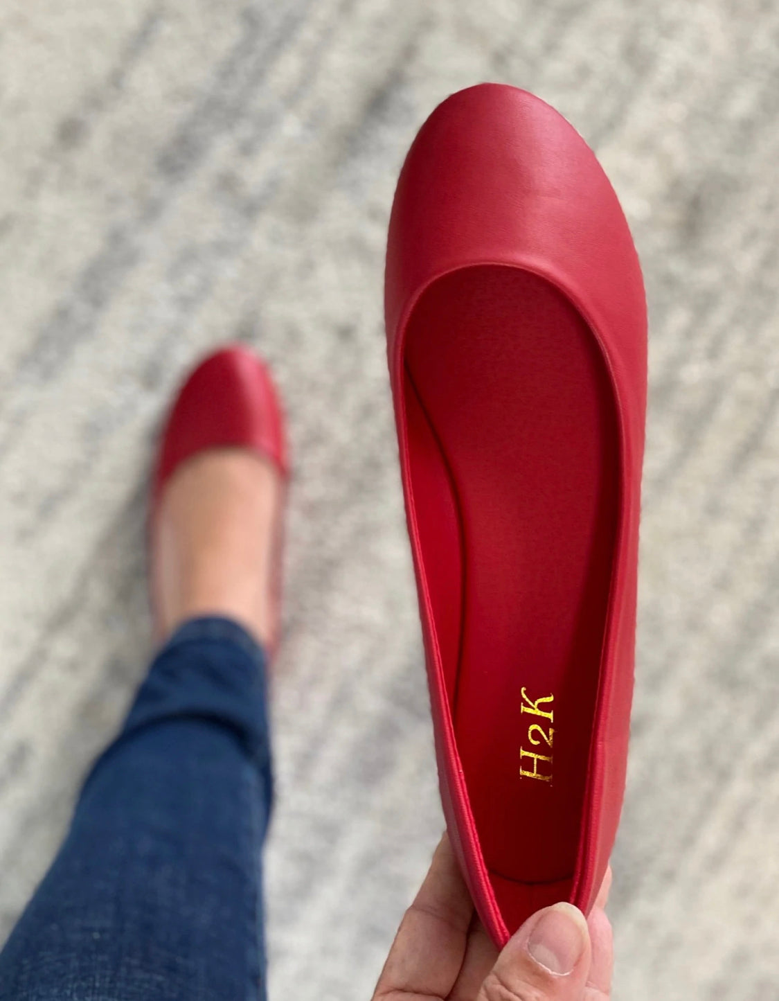 Be My Muse Red Flats