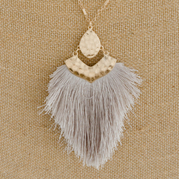 Tassel Pendant Necklace