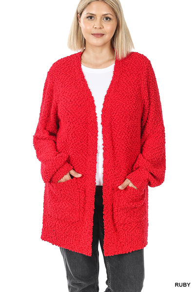 Come On Over Popcorn Cardigan