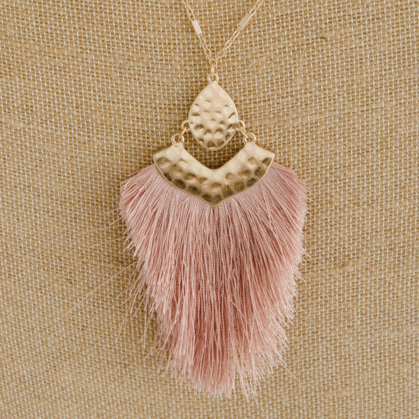 Tassel Pendant Necklace