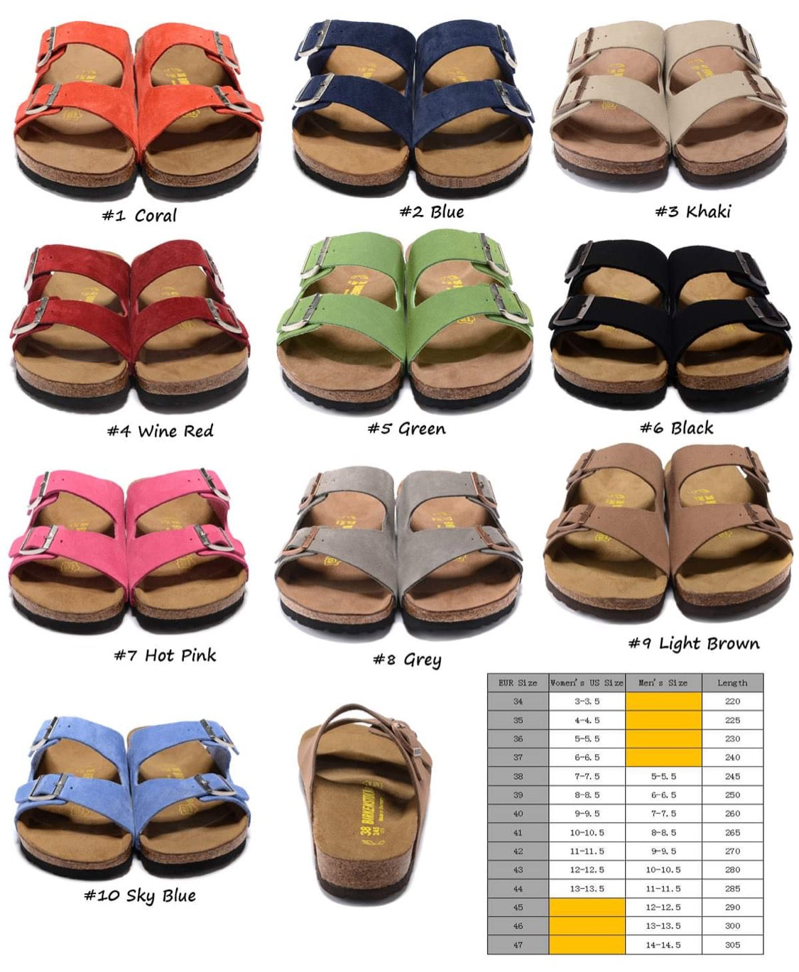 Suede Two Strap Birk