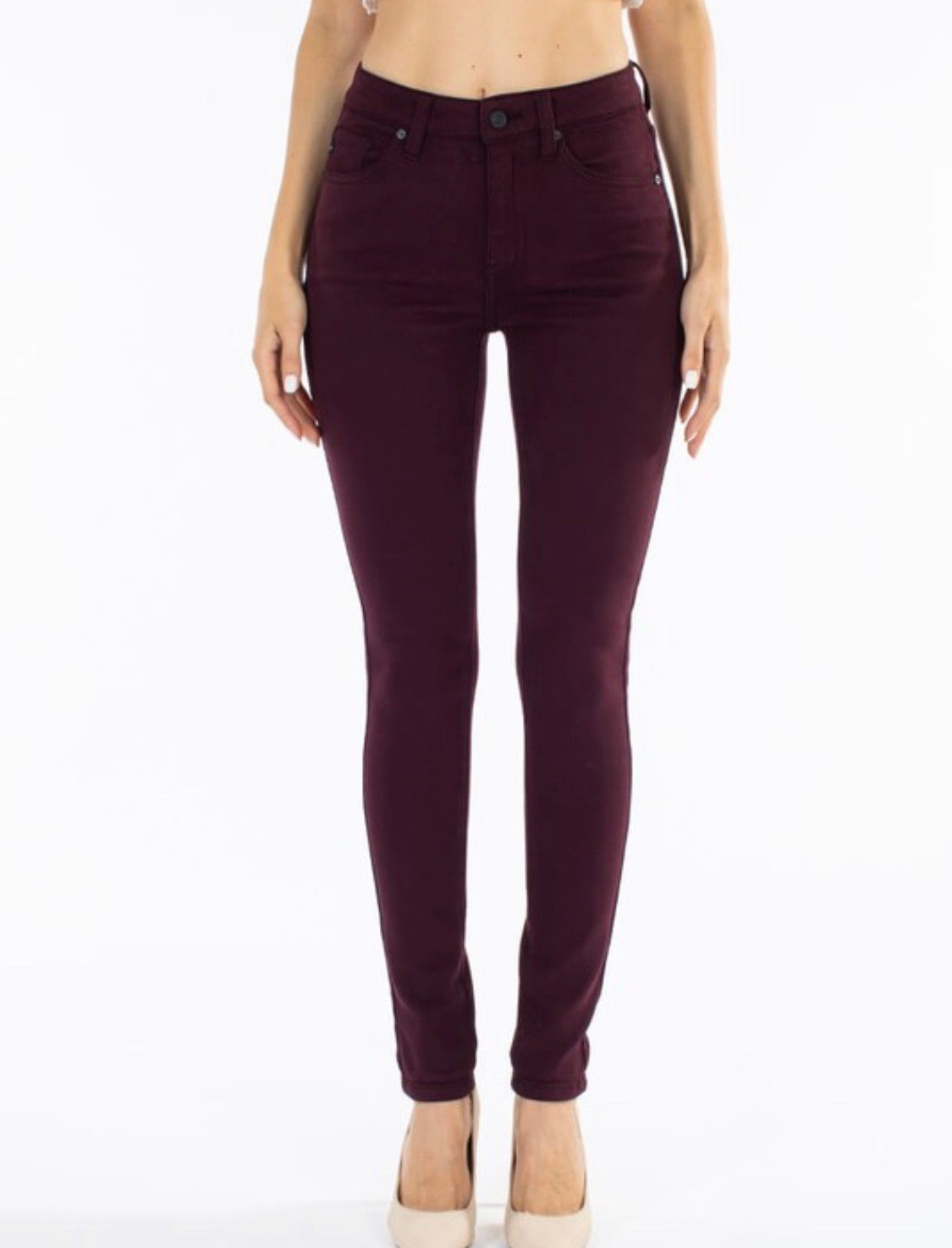 Burgundy Skinnies