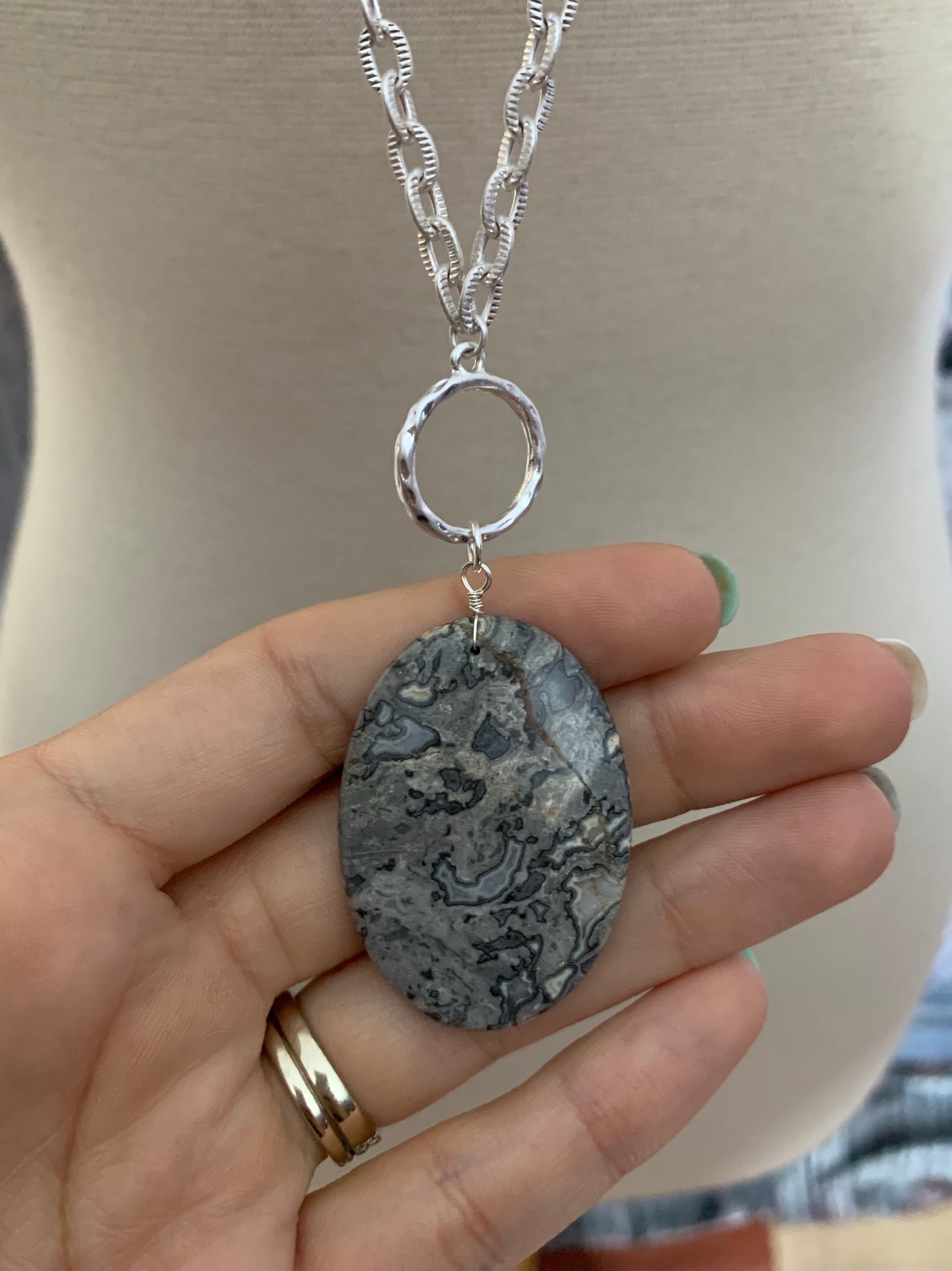 Jasper Stone Necklace